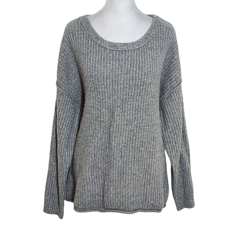 Like Love Gray Fuzzy Sweater Size Large Like Love Gray Comfy Sweater